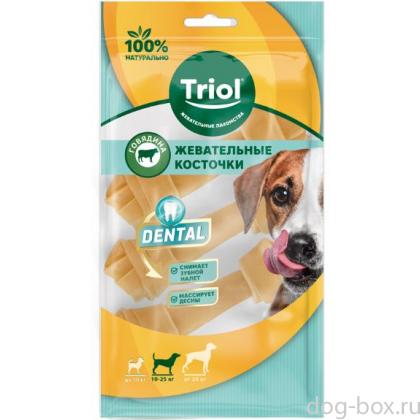 Косточки жевательные DENTAL узловые, 10см (уп.3шт.)-0