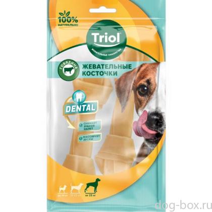 Косточки жевательные DENTAL узловые, 15см (уп.2шт.)-0