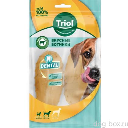 Ботинки вкусные для собак DENTAL, 7,5см (уп.2шт.)-0