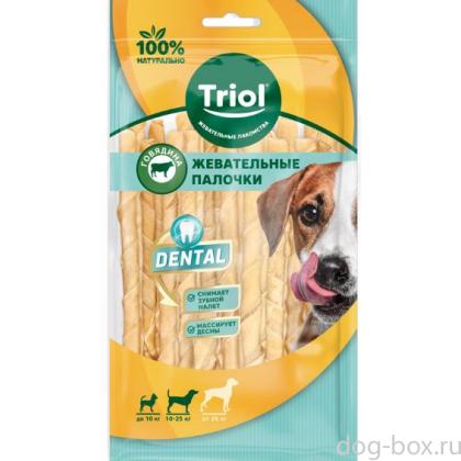 Палочки жевательные DENTAL крученые, 12,5см (уп.15шт.)-0