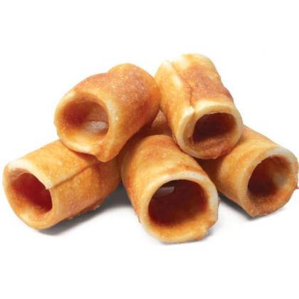 Трубочки-мини жевательные DENTAL с мясом курицы, 3см (уп.7шт.)-1