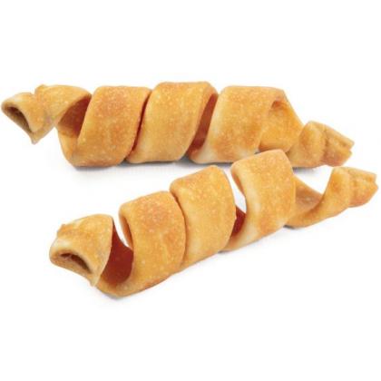 Трубочки витые жевательные DENTAL с мясом курицы, 12,5см (уп.2шт.)-1