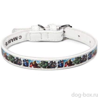 Ошейник кожаный Marvel Мстители, размер S, 1,5*27-36см-0
