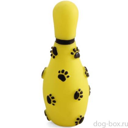 Игрушка для собак из винила "Кегля", 14см-0