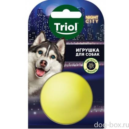 Игрушка NIGHT CITY для собак из винила "Мяч-неон", d6см-0