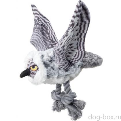 Игрушка для собак мягкая "Полярная сова", 21см-0