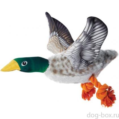 Игрушка для собак мягкая "Дикий селезень", 26см-0