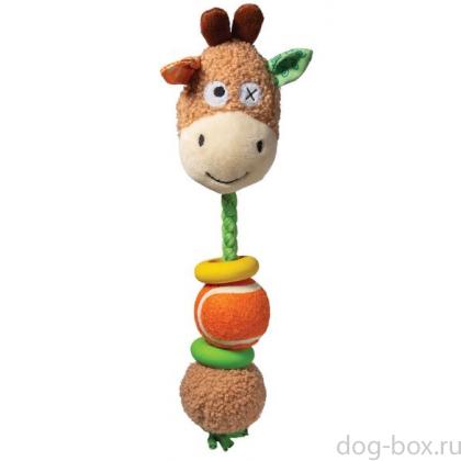 Игрушка для собак мягкая "Бычок", 30см-0