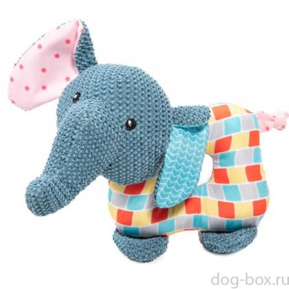 Игрушка для щенков мягкая "Слоненок" (серия PUPPY) 18см-0