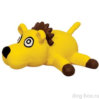 Игрушка для собак "Лев", латекс, 11,5*10,5 см-0