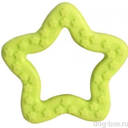 Игрушка для собак из цельнолитой резины "Звездочка", d8,5см-0