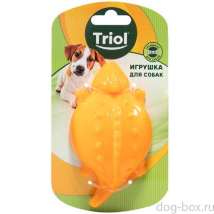 Игрушка для собак из термопластичной резины "Круглый хамелеон", 12,5см-0