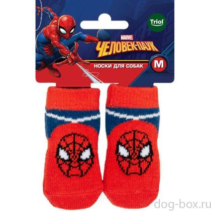 Носки для собак Marvel Человек-паук, размер M, 3*7,5см-0