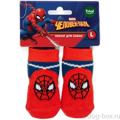 Носки для собак Marvel Человек-паук, размер L, 3,5*9см-0