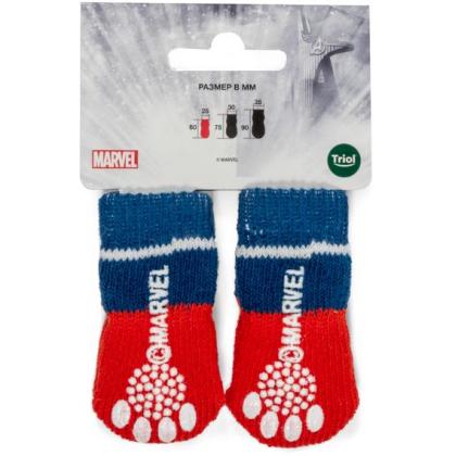 Носки для собак Marvel Капитан Америка, размер S, 2,5*6см-2