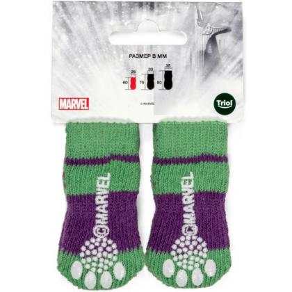 Носки для собак Marvel Халк, размер S, 2,5*6см-1