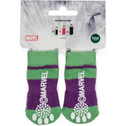 Носки для собак Marvel Халк, размер M, 3*7,5см-2