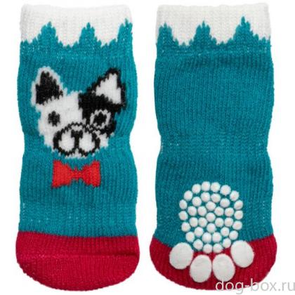 Носки для собак "Собачка", размер L (3,5*9см)-0
