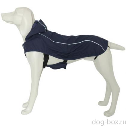 Попона для собак со светоотражающей полосой OUTDOOR Navy L (35см)-0
