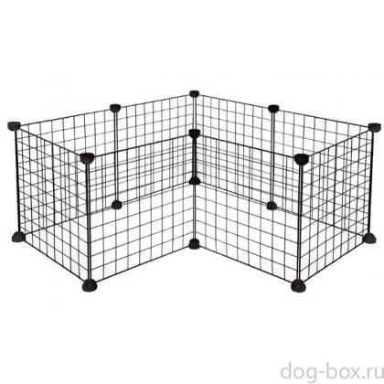 Вольер-конструктор для животных сборный, 8 секций 36*36см, эмаль-0