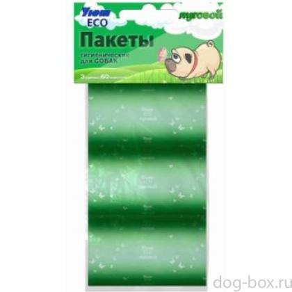 ECO Луговой пакеты для выгула собак (60 пакетов)-0