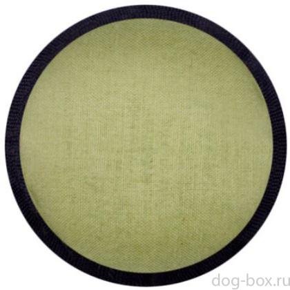 Игрушка для собак "Круг" из  брезента, 19см-0