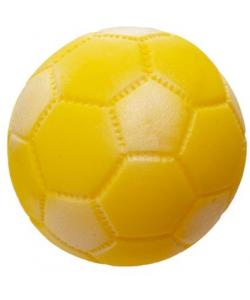 Игрушка для собак "Мяч футбольный", желтый, 7,2см
