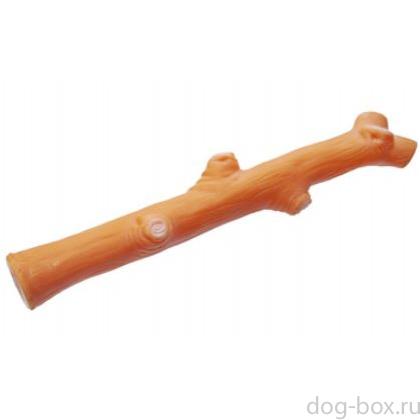 Игрушка для собак "Ветка", оранжевая, 33см-0