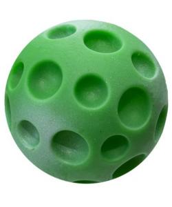 Игрушка для собак "Мяч-луна большая" зеленый, 11см