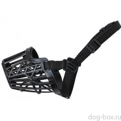 Намордник пластиковый №4 черный 22см (доберман)-0