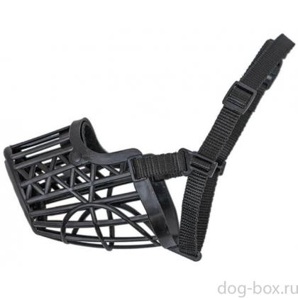 Намордник пластиковый №5 черный 26см (ротвейлер)-0