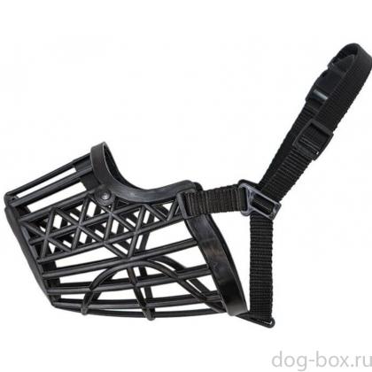 Намордник пластиковый №6 черный 31см (немецкая овчарка)-0