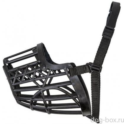 Намордник пластиковый №7 черный 35см (ньюфаундленд)-0