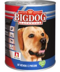 Консервы для собак «БигДог» ягненок с рисом