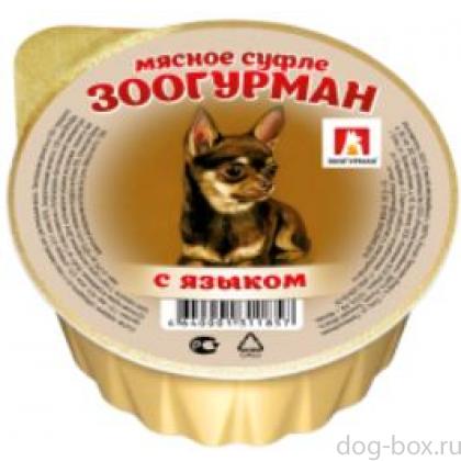 Консервы для собак «Мясное суфле», с языком, ламистер-0