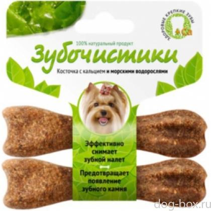 "Зубочистики" для собак мелких пород со вкусом морских водорослей-0