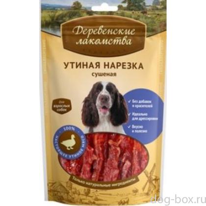 Утиная нарезка сушеная для Собак (100% мясо)-0