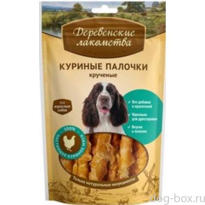 Куриные палочки крученные для Собак (100% мясо)-0