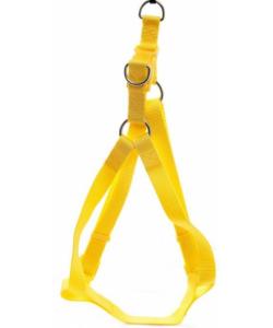 Нейлоновая шлейка 10мм-26-40см желтая
