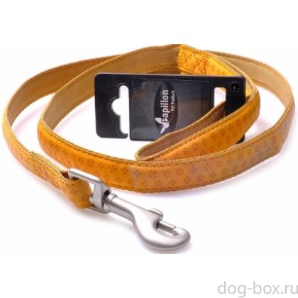 Поводок, искусственная кожа 10мм-120см, коричневый-0