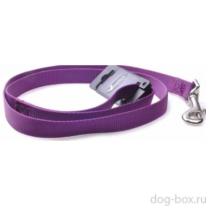 Нейлоновый поводок 10мм-120см, фиолетовый-0