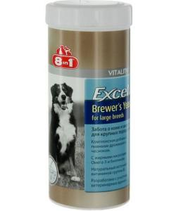 Excel brewer`s yeast for large breeds Пивные дрожжи для собак крупных пород, 80 таб.