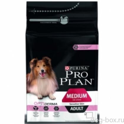 Для взрослых собак с чувствительной кожей с лососем и рисом (Adult Sensitive)-0