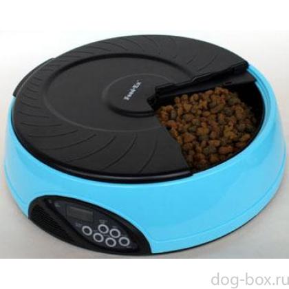 Автокормушка на 4 кормления для 1,-1,2кг корма Голубая PF2B Автокормушка на 4 кормления для 1,-1,2кг корма Голубая PF2B-0