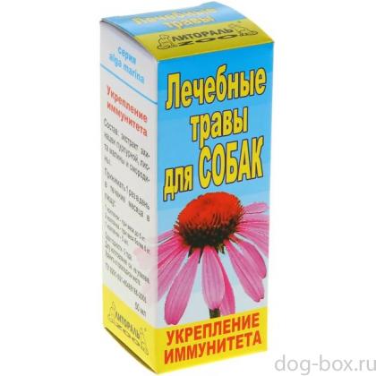 Настойка лечебных трав "Укрепление иммунитета"" для собак-0