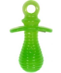 Игрушка для собак Соска, резина, 10,7 см, зеленая