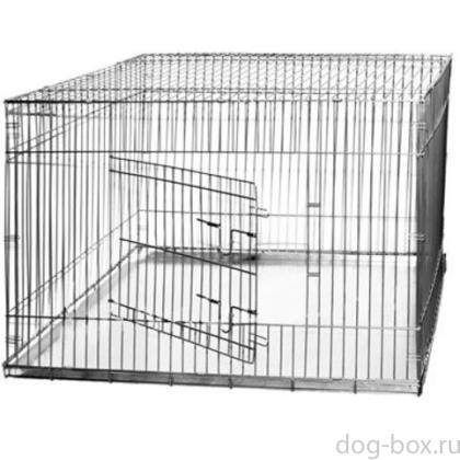Клетка для собак складная, КЛС-3 120*80*80 см, металлический поддон-0