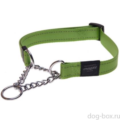 Полуудавка строгая серия "Utility", размер L (37-56 см), ширина 2 см,  лайм-0