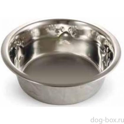 Миска металлическая с рисунком (1613)-0