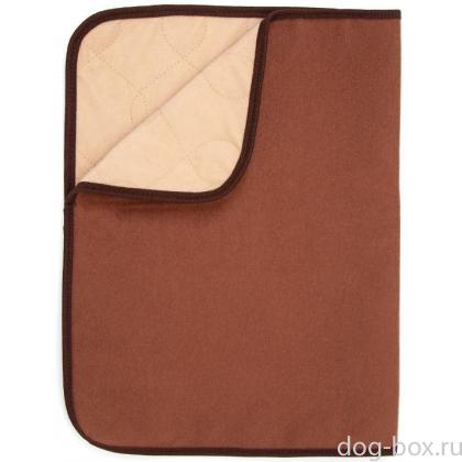 Пеленка МНОГОРАЗОВАЯ впитывающая для животных, коричневая, 30*40 см-0